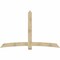 Ekena Millwork Bellingham Rough Sawn Timber Gable Bracket, Douglas Fir, 96"W x 60"H x 4"D x 6"F, 15/12 Pitch GBW096X60X0406BEL00RDF - alternate 1